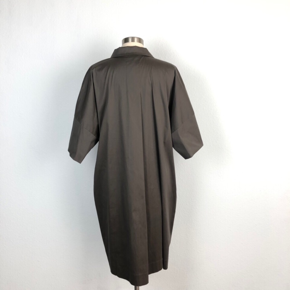 LAFAYETTE 148 NEWYORK COTTON BLEND SHIRT DRESS - Picture 3 of 5